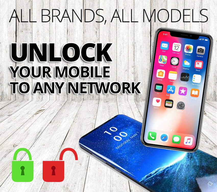 All brands. All models. Unlock your mobile to any network.
