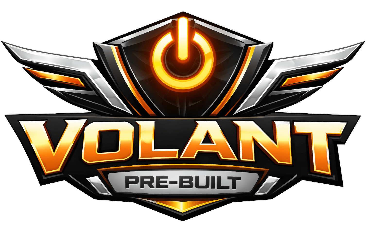 The logo for the Volant range of pre-built Gaming PCs.