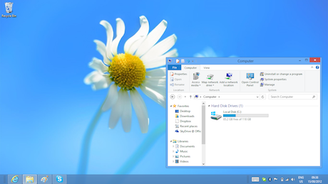 win8 desktop Is Windows 8 faster than Windows 7?