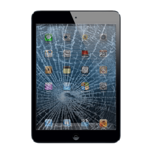 Cracked screen on an iPad Mini