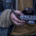 Looking at a camera