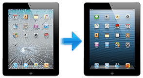 iPad 4 glass repairs