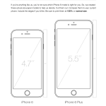 actual size iPhone 6 templates to help you understand the size of the new iPhones compared to your current phone.