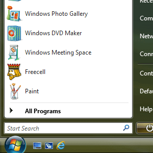 Windows Vista start button