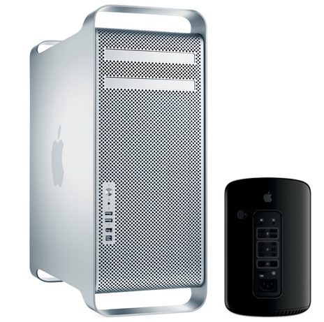 a Mac Pro from 2012 and a Cylinder Mac Pro from 2013