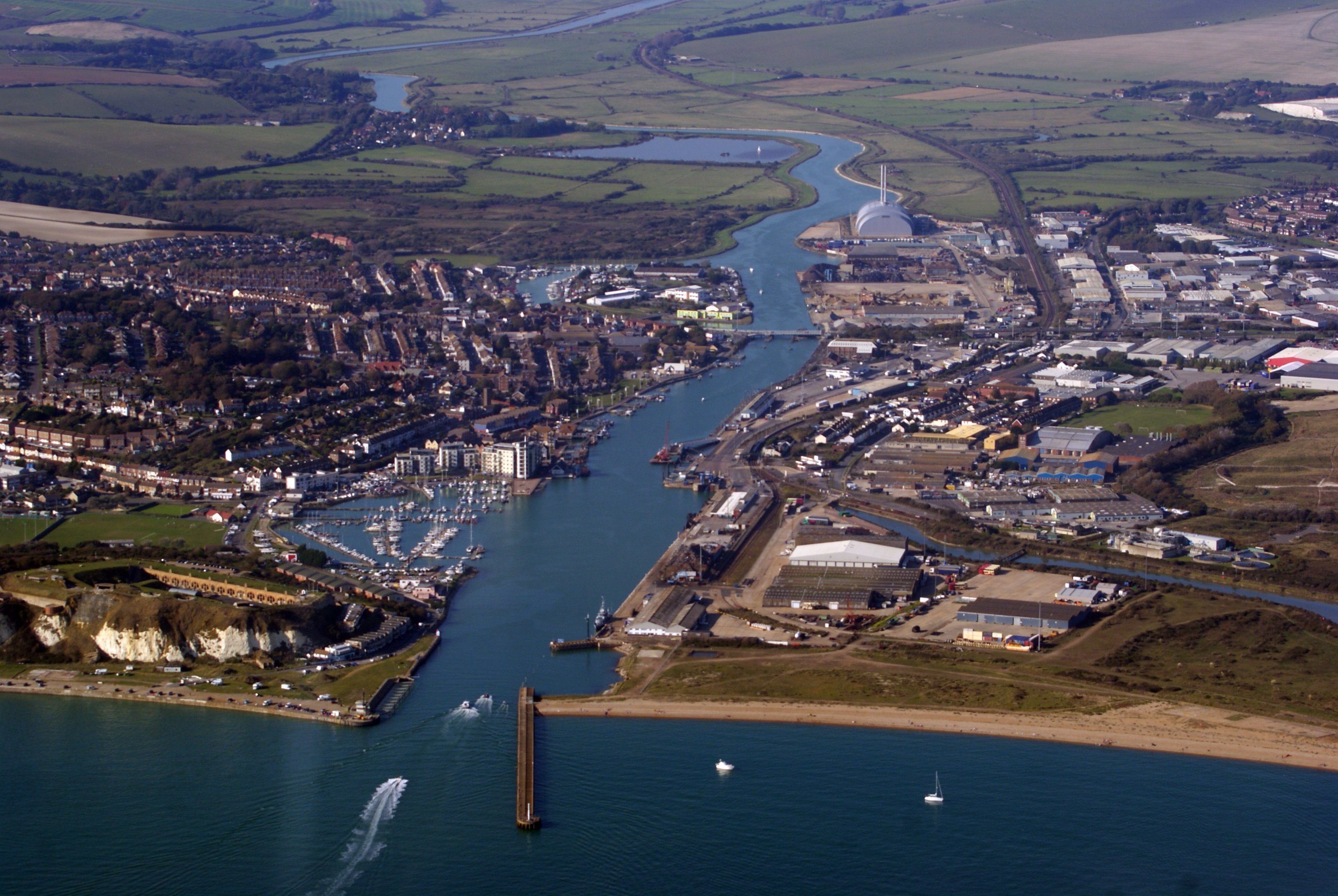 picture of Newhaven, East Sussex.